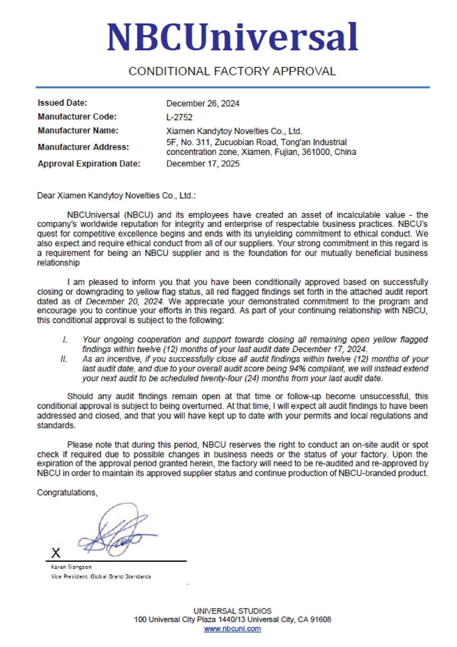 Certificate 1