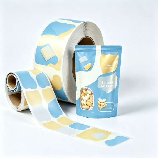 3.Hot product- Roll film -Cheese Stand-Up Bag Food packaging laminated roll film