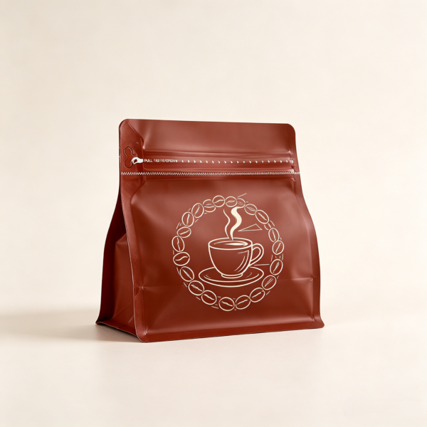 Coffee Flat Bottom Bag