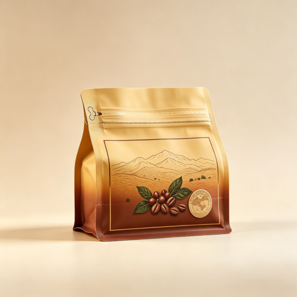 Coffee Flat Bottom Bag